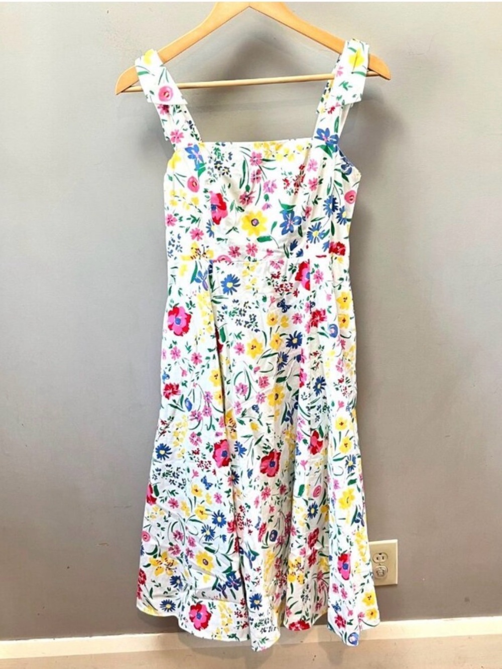 Kate Spade Garden Bouquet Fit-and-flare Dress Size 14